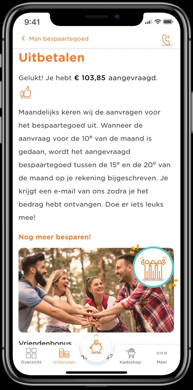 Bespaartegoed - screenshot 2